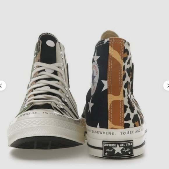 NEW Converse Brain Dead x Chuck 70 High Mismatched Prints A12219C 5.5 Men 7.5 W - Picture 6 of 6